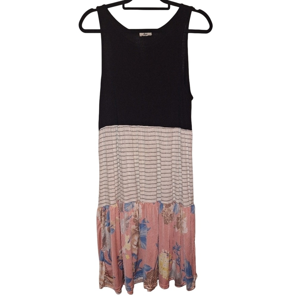 Women's Egs‎ Colorblock Dress Size Medium Lightweight Flowy Spring Picnic Summer